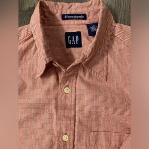 GAP Men’s XS 80s Two Ply Poplin Button Down Shirt